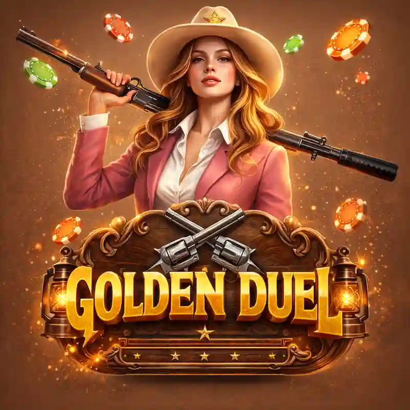 Golden Duel slot game interface at w777 Casino