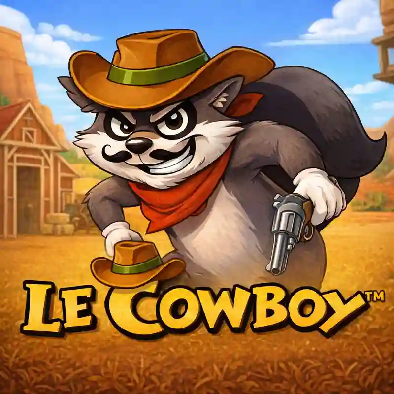 Le Cowboy slot game interface at w777 casino